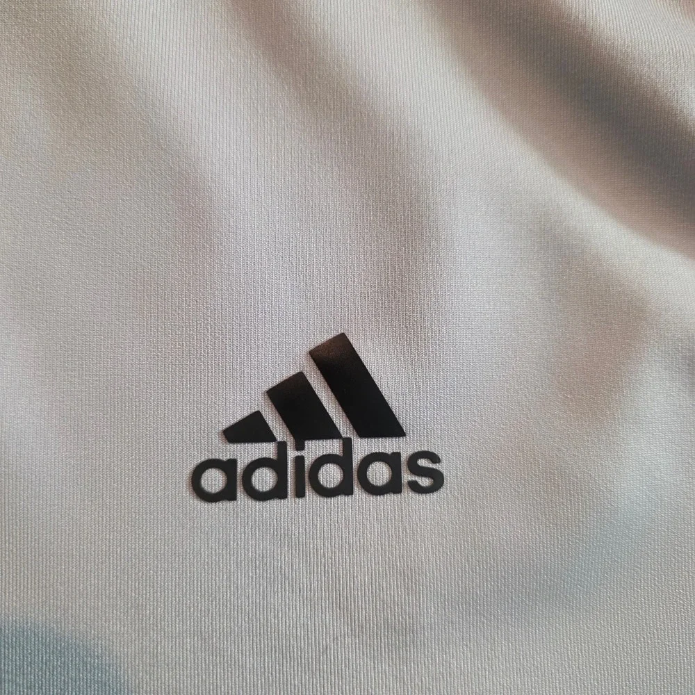 Adidas Golf Mens 2XL Quarter Zip Sleeveless Pullover Vest Performance Light Gray